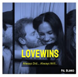 #lovewins - Pal Blanko's comment on failing institutions and the way in which they react to those who they regard as a threat to their power structure. Love. Wins.